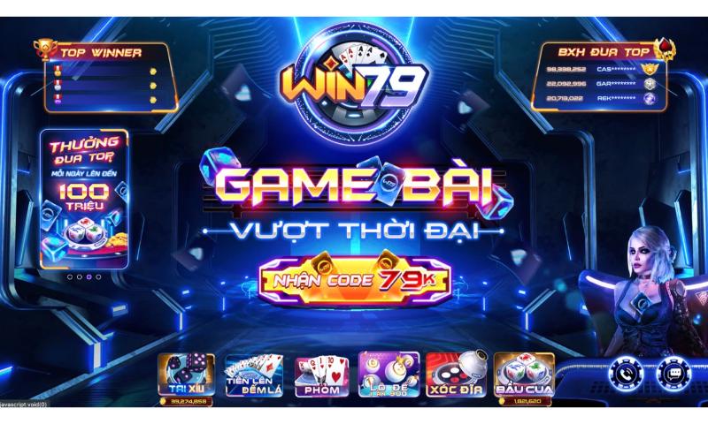 Cổng game uy tín Win79.